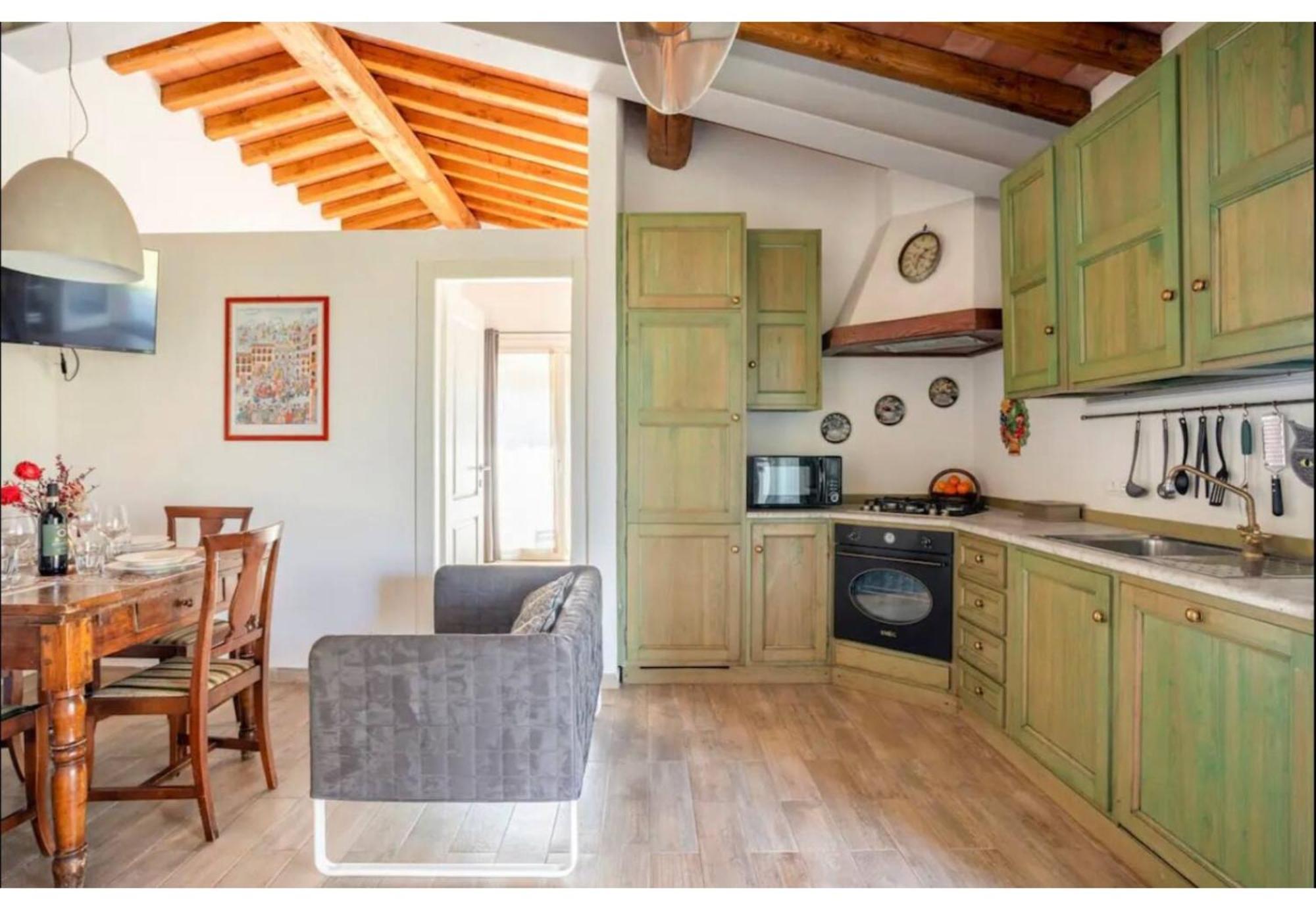 Cozy Tuscany Apartment With View 佩夏 外观 照片